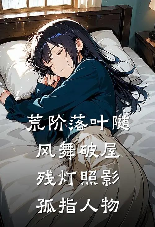 荒阶落叶随风舞 破屋残灯照影孤 指人物