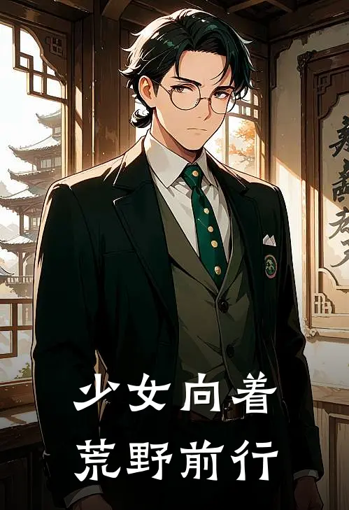 少女向着荒野前行